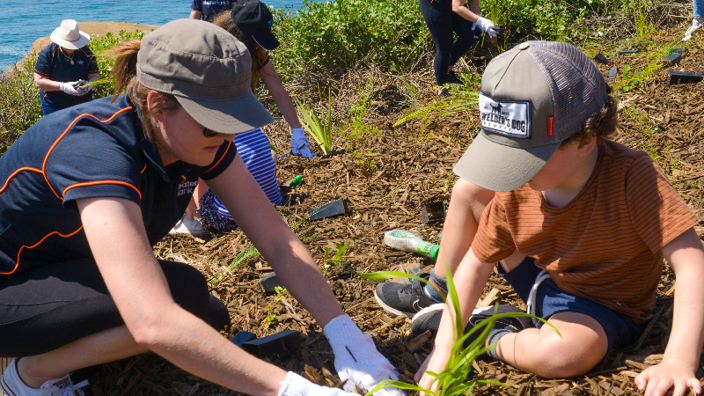 King Edward Park planting day - Growing Greater Together